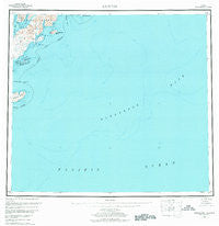Kaguyak Alaska Historical topographic map, 1:250000 scale, 1 X 2 Degree, Year 1952