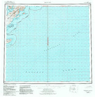 Kaguyak Alaska Historical topographic map, 1:250000 scale, 1 X 2 Degree, Year 1952