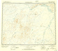 Kantishna River Alaska Historical topographic map, 1:250000 scale, 1 X 3 Degree, Year 1948