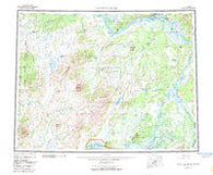Kantishna River Alaska Historical topographic map, 1:250000 scale, 1 X 3 Degree, Year 1952