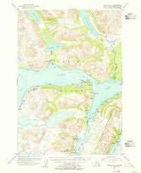 Karluk A-1 Alaska Historical topographic map, 1:63360 scale, 15 X 15 Minute, Year 1954