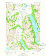 Karluk B-1 Alaska Historical topographic map, 1:63360 scale, 15 X 15 Minute, Year 1952
