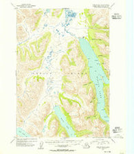 Karluk B-1 Alaska Historical topographic map, 1:63360 scale, 15 X 15 Minute, Year 1954