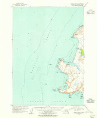 Karluk B-3 Alaska Historical topographic map, 1:63360 scale, 15 X 15 Minute, Year 1954