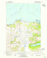 Karluk C-1 Alaska Historical topographic map, 1:63360 scale, 15 X 15 Minute, Year 1954