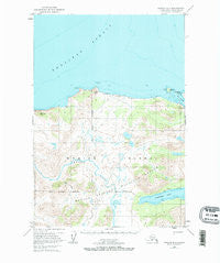 Karluk C-1 Alaska Historical topographic map, 1:63360 scale, 15 X 15 Minute, Year 1952