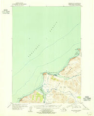 Karluk C-2 Alaska Historical topographic map, 1:63360 scale, 15 X 15 Minute, Year 1954
