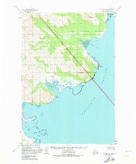 Karluk D-4 Alaska Historical topographic map, 1:63360 scale, 15 X 15 Minute, Year 1951
