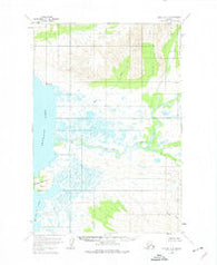 Karluk D-6 Alaska Historical topographic map, 1:63360 scale, 15 X 15 Minute, Year 1951