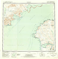 Karluk Alaska Historical topographic map, 1:250000 scale, 1 X 2 Degree, Year 1951