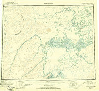 Kateel River Alaska Historical topographic map, 1:250000 scale, 1 X 3 Degree, Year 1951