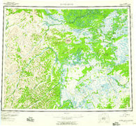 Kateel River Alaska Historical topographic map, 1:250000 scale, 1 X 3 Degree, Year 1955
