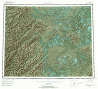 Kateel River Alaska Historical topographic map, 1:250000 scale, 1 X 3 Degree, Year 1955