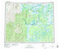 Kateel River Alaska Historical topographic map, 1:250000 scale, 1 X 3 Degree, Year 1955