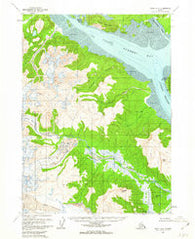Kenai A-8 Alaska Historical topographic map, 1:63360 scale, 15 X 15 Minute, Year 1958