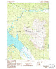 Kenai B-1 NE Alaska Historical topographic map, 1:25000 scale, 7.5 X 7.5 Minute, Year 1986