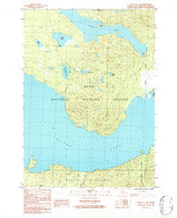 Kenai B-1 NW Alaska Historical topographic map, 1:25000 scale, 7.5 X 7.5 Minute, Year 1986