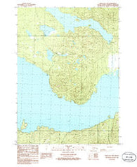 Kenai B-1 NW Alaska Historical topographic map, 1:25000 scale, 7.5 X 7.5 Minute, Year 1986