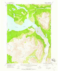 Kenai B-1 Alaska Historical topographic map, 1:63360 scale, 15 X 15 Minute, Year 1950