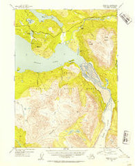 Kenai B-1 Alaska Historical topographic map, 1:63360 scale, 15 X 15 Minute, Year 1952