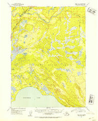 Kenai B-3 Alaska Historical topographic map, 1:63360 scale, 15 X 15 Minute, Year 1952
