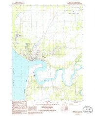 Kenai C-4 SE Alaska Historical topographic map, 1:25000 scale, 7.5 X 7.5 Minute, Year 1986