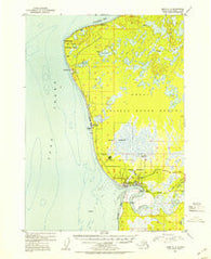 Kenai C-4 Alaska Historical topographic map, 1:63360 scale, 15 X 15 Minute, Year 1952