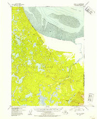 Kenai D-1 Alaska Historical topographic map, 1:63360 scale, 15 X 15 Minute, Year 1952