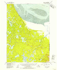 Kenai D-1 Alaska Historical topographic map, 1:63360 scale, 15 X 15 Minute, Year 1952