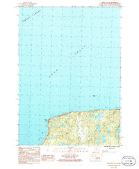 Kenai D-4 SE Alaska Historical topographic map, 1:25000 scale, 7.5 X 7.5 Minute, Year 1986