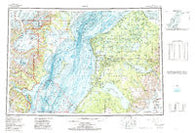 Kenai Alaska Historical topographic map, 1:250000 scale, 1 X 3 Degree, Year 1958