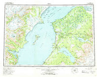 Kenai Alaska Historical topographic map, 1:250000 scale, 1 X 3 Degree, Year 1958