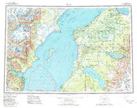 Kenai Alaska Historical topographic map, 1:250000 scale, 1 X 3 Degree, Year 1958