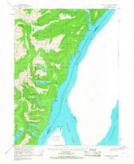 Ketchikan A-1 Alaska Historical topographic map, 1:63360 scale, 15 X 15 Minute, Year 1955