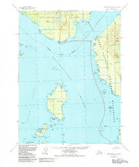 Ketchikan A-4 Alaska Historical topographic map, 1:63360 scale, 15 X 15 Minute, Year 1955