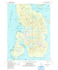Ketchikan A-5 Alaska Historical topographic map, 1:63360 scale, 15 X 15 Minute, Year 1955