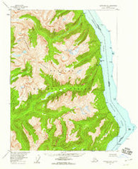 Ketchikan B-1 Alaska Historical topographic map, 1:63360 scale, 15 X 15 Minute, Year 1955
