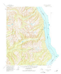 Ketchikan B-1 Alaska Historical topographic map, 1:63360 scale, 15 X 15 Minute, Year 1955