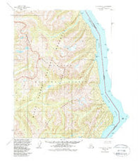 Ketchikan B-1 Alaska Historical topographic map, 1:63360 scale, 15 X 15 Minute, Year 1955