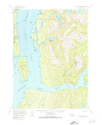 Ketchikan B-3 Alaska Historical topographic map, 1:63360 scale, 15 X 15 Minute, Year 1955