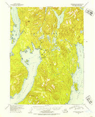 Ketchikan B-4 Alaska Historical topographic map, 1:63360 scale, 15 X 15 Minute, Year 1952