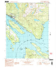 Ketchikan B-5 SW Alaska Historical topographic map, 1:25000 scale, 7.5 X 7.5 Minute, Year 1991