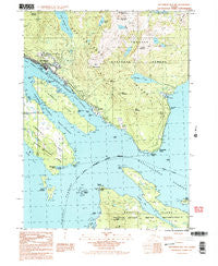 Ketchikan B-5 SW Alaska Historical topographic map, 1:25000 scale, 7.5 X 7.5 Minute, Year 1991