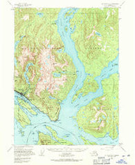 Ketchikan B-5 Alaska Historical topographic map, 1:63360 scale, 15 X 15 Minute, Year 1955