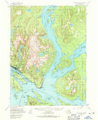 Ketchikan B-5 Alaska Historical topographic map, 1:63360 scale, 15 X 15 Minute, Year 1955