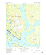 Ketchikan B-5 Alaska Historical topographic map, 1:63360 scale, 15 X 15 Minute, Year 1955