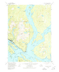 Ketchikan B-5 Alaska Historical topographic map, 1:63360 scale, 15 X 15 Minute, Year 1955