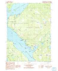 Ketchikan B-6 NE Alaska Historical topographic map, 1:25000 scale, 7.5 X 7.5 Minute, Year 1991