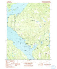 Ketchikan B-6 NE Alaska Historical topographic map, 1:25000 scale, 7.5 X 7.5 Minute, Year 1991