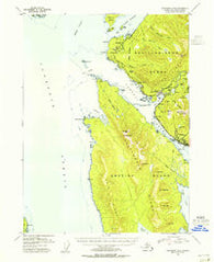 Ketchikan B-6 Alaska Historical topographic map, 1:63360 scale, 15 X 15 Minute, Year 1953